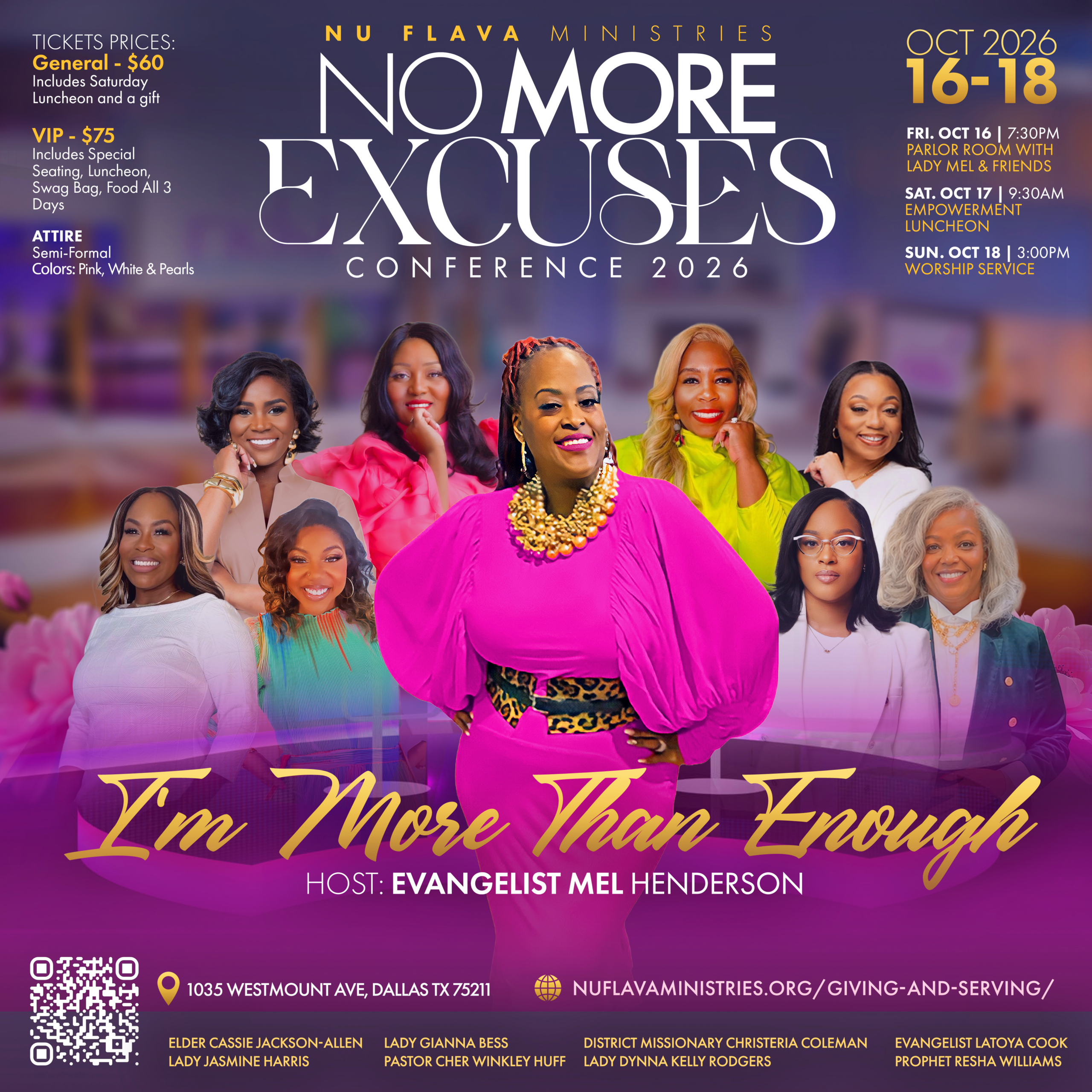 No More Excuses Conference 2026